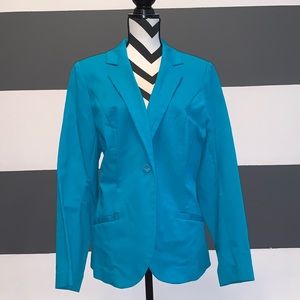 Lane Bryant blazer suit jacket, turquoise size 20